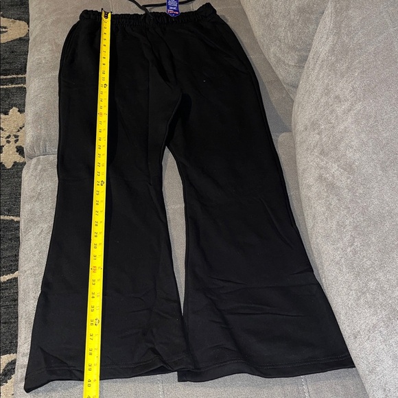 Women's Black Track Pants - Picture 2 of 11